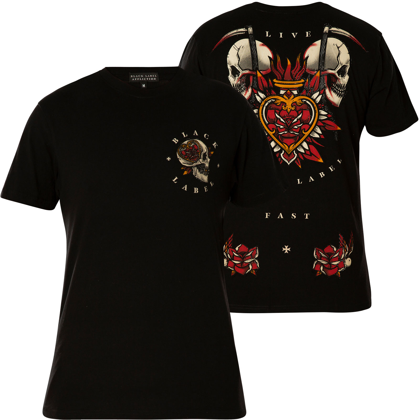 AFFLICTION DEATH FLAME Black Label 新品 - Tシャツ/カットソー(半袖