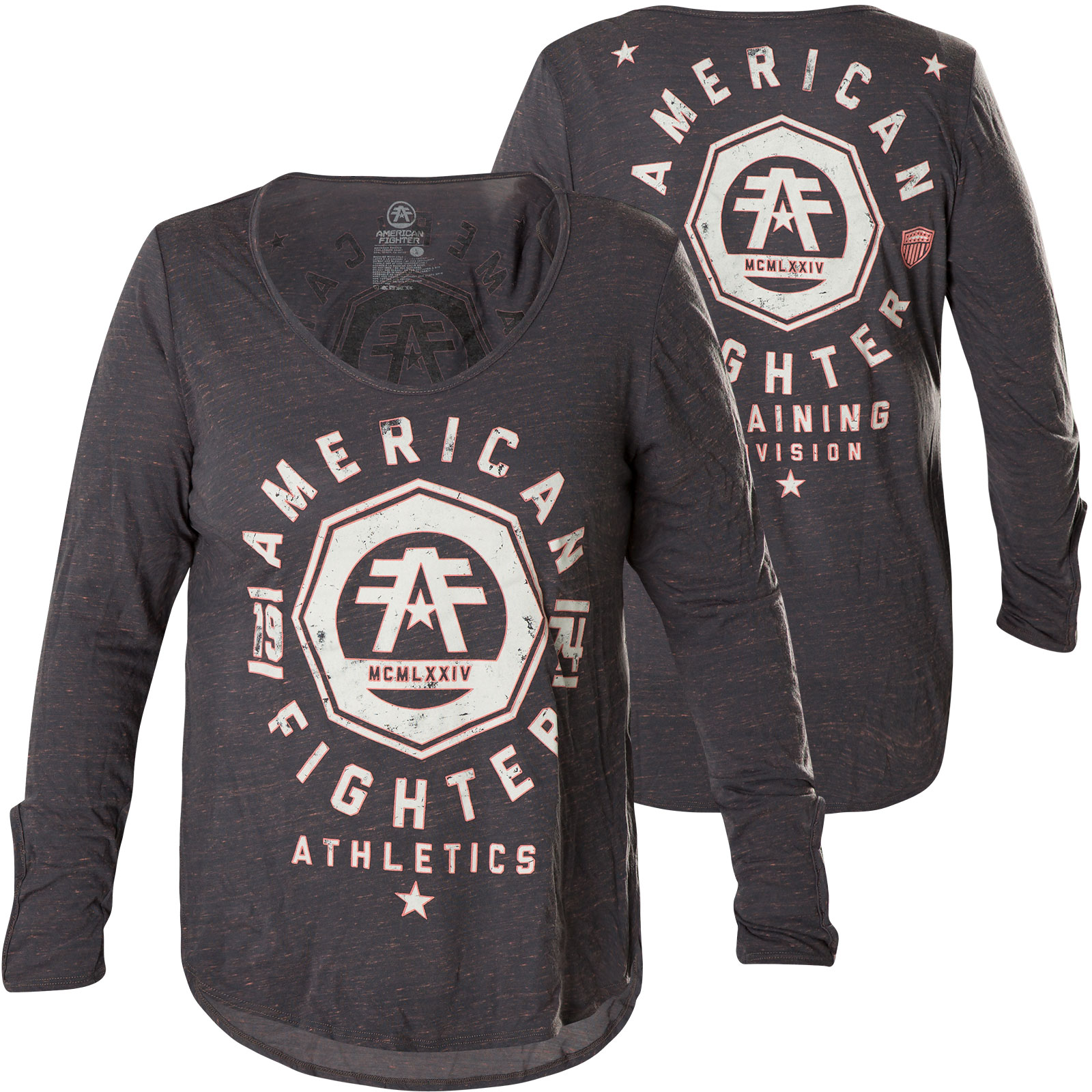 American Fighter by Affliction Damen Pullover Edgewater Grau