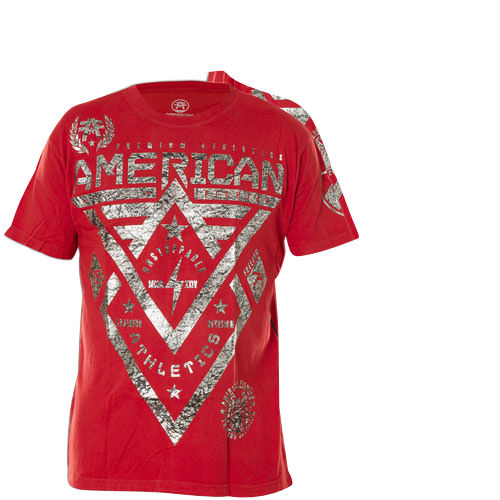 american fighter shirts red